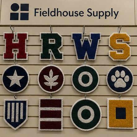 Customized chenille patches for clubs and alumni